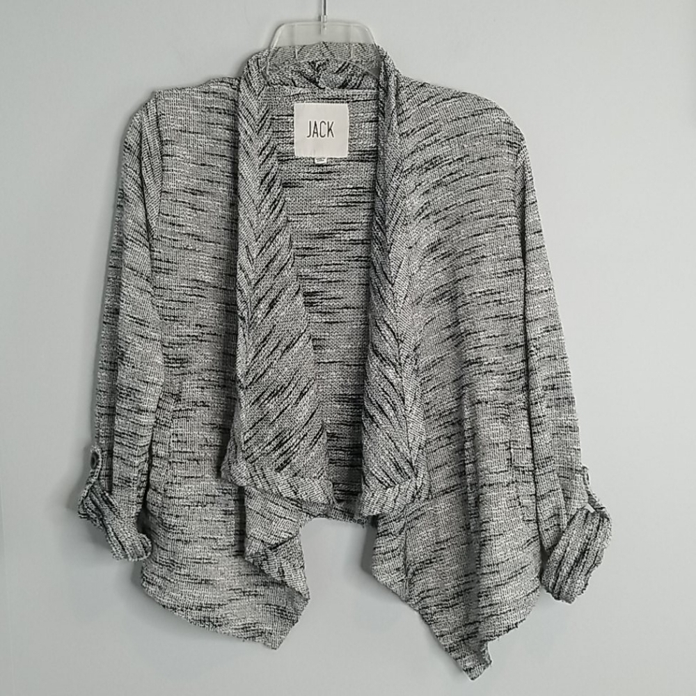 Jack Open Front Drape Neck Cardigan Large - Picture 2 of 10